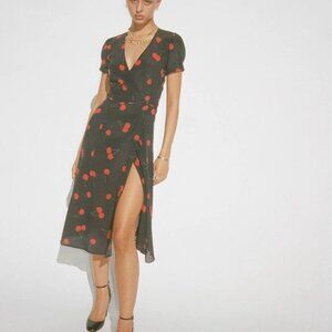 Realisation par wild cherry wrap dress